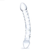 Double Trouble Glass Dildo-French Quarter Lingerie